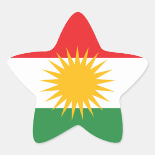 kurdistan star sticker