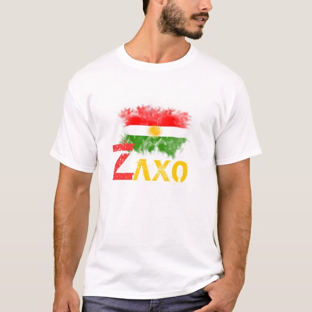 Kurdistan T-Shirt with "ZAXO" (Front)