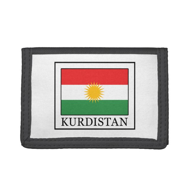 Kurdistan Trifold Wallet (Front)