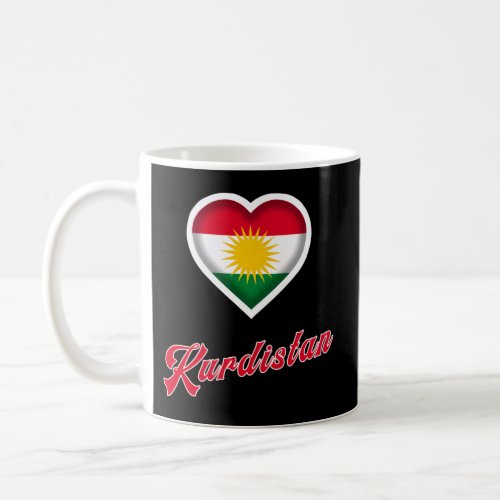 Kurdistankurdishkurd Symbolkurdistan Flag Coffee Mug