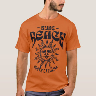 Kure Beach NC Summertime Vacationing Watchful Sun T-Shirt