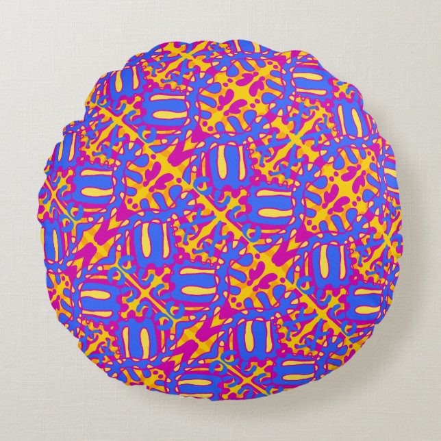 KureeAWsitty KoOL Round Pillow (Front)