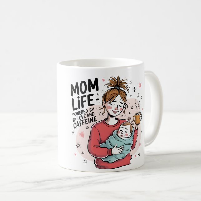 Kurious celebrate mom day coffee mug (Front Right)