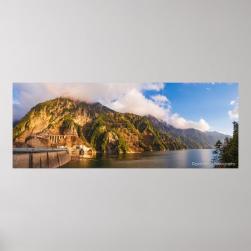  Kurobe Dam Toyama Japan Panoramic Photo Poster