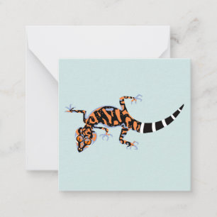 Kuroiwa's Ground Gecko - Endangered animanote card