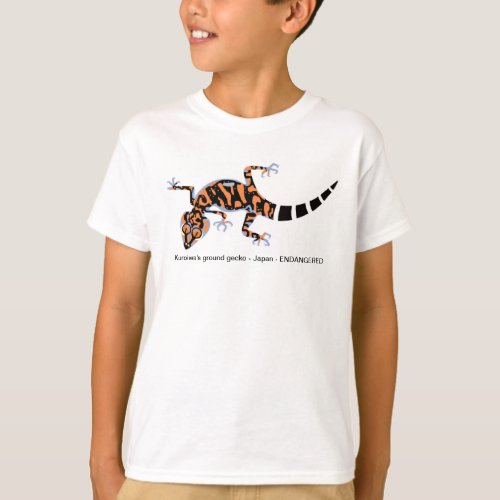 Kuroiwas Ground GECKO _Wildlife warrior _Boys T_Shirt