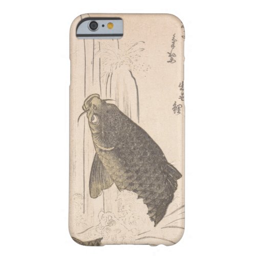 Kurokawa Michita Carp Trying to Swim up Waterfall Barely There iPhone 6 Case