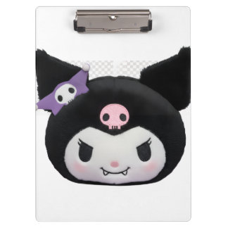Kuromi and My Melody plushie clipboard