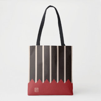 Kurosyaji-Susohirasya-Yamagatamonyou-Jinbaori Tote Bag
