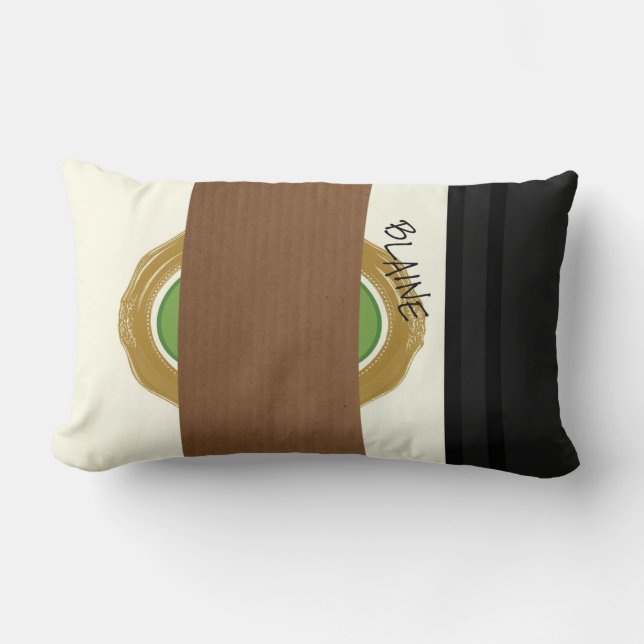 Kurt and Blaine's Coffee Lumbar Pillow (Front)