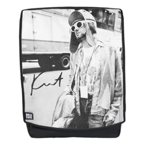 Kurt Cobain Black and White Backpack