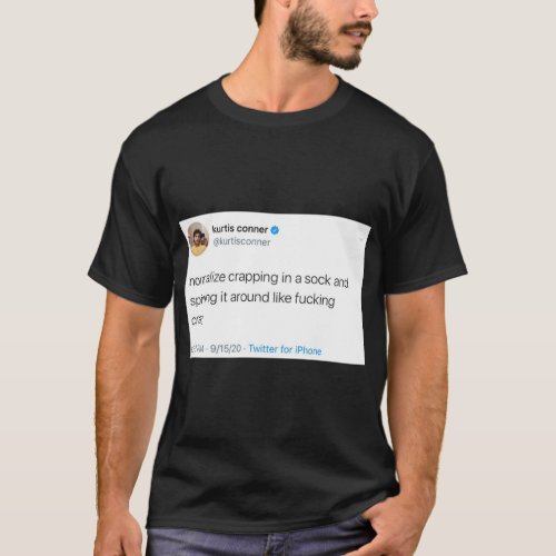 Kurtis Conner Sock Tweet    T_Shirt