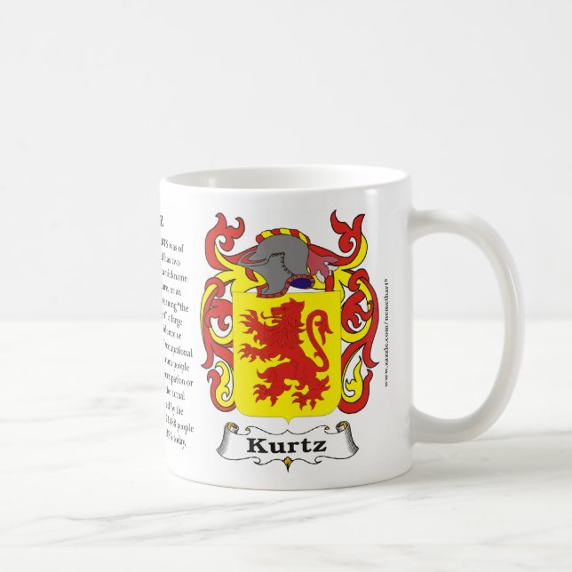 Kurtz Family Coat of Arms Mug (Right)