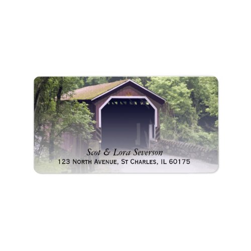 Kurtz Mill Covered Bridge Return Address Labels