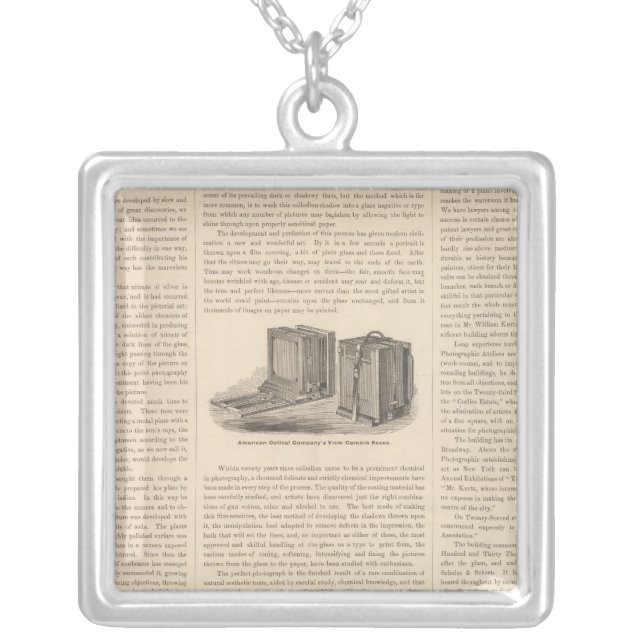 Kurtz, Photographs Silver Plated Necklace (Front)