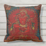 Kurukulla from Tibetan Buddhism Outdoor Pillow