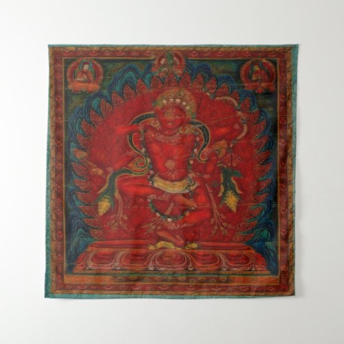 Kurukulla from Tibetan Buddhism  Tapestry