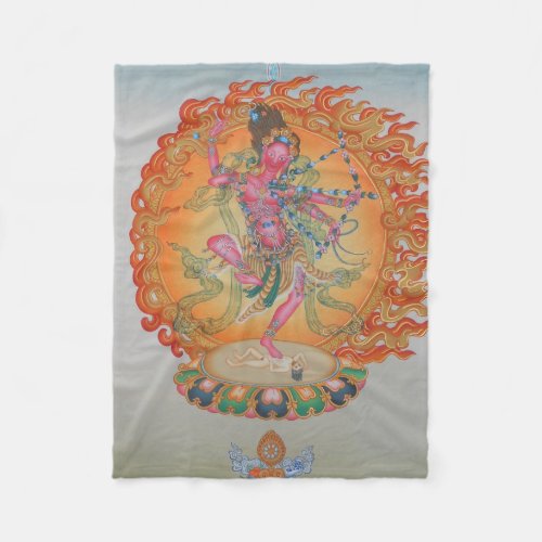 Kurukulla Red Tara Fleece Blanket