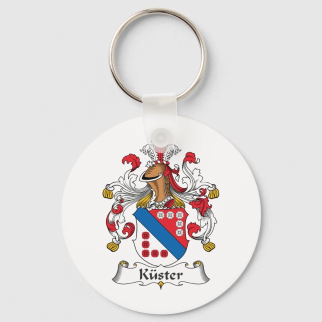 Kuster Family Crest Keychain (Front)