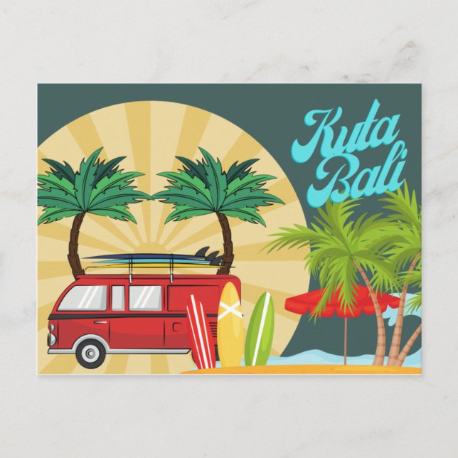 Kuta, Bali Postcard  (Front)