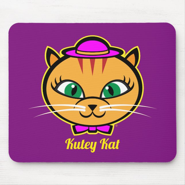 Kutey Kat, Mouse Pad (Front)