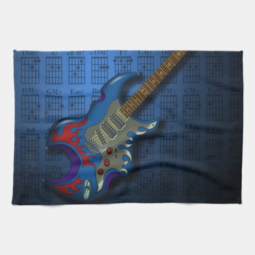 KuuMa Guitar 02 B Kitchen Towel