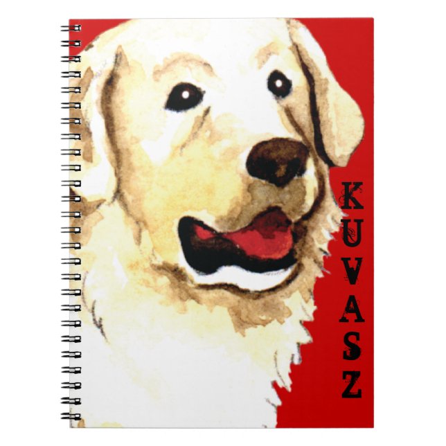 Kuvasz Color Block Notebook (Front)