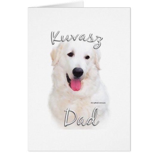 Kuvasz Dad 2 Cards (Front)