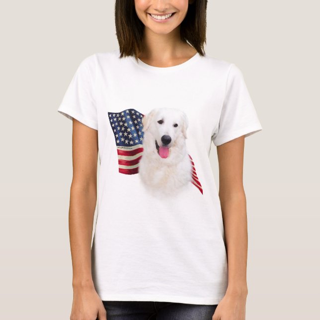 Kuvasz Flag T-Shirt (Front)