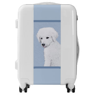 Kuvasz Painting - Cute Original Dog Art Luggage