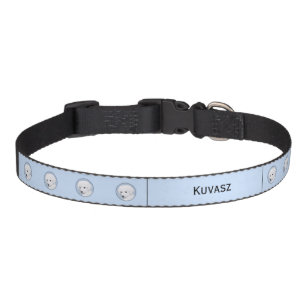Kuvasz Painting - Cute Original Dog Art Pet Collar