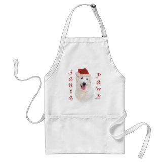 Kuvasz Santa Paws Adult Apron