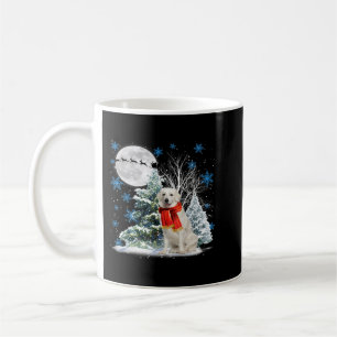 Kuvasz Under Moonlight Snow Christmas Pajama 78 Coffee Mug