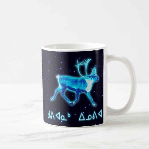 Kuvianak Innovia _ Blue Caribou Reindeer Coffee Mug