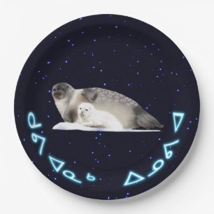 Kuvianak Innovia - Ringed Seal Paper Plates