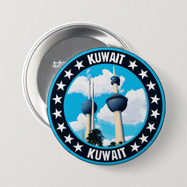 Kuwait                                             button (Front & Back)