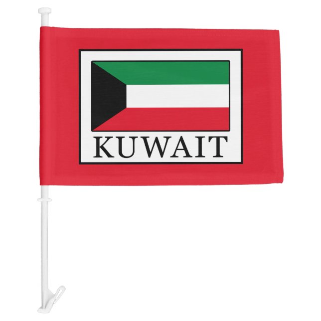 Kuwait Car Flag (Front)
