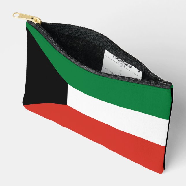 Kuwait flag accessory pouch (Open)