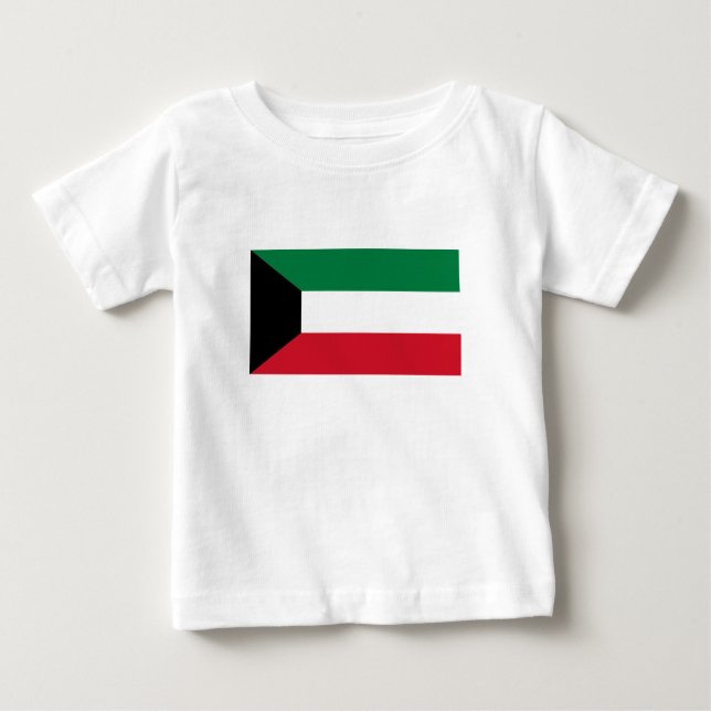 Kuwait Flag Baby T-Shirt (Front)