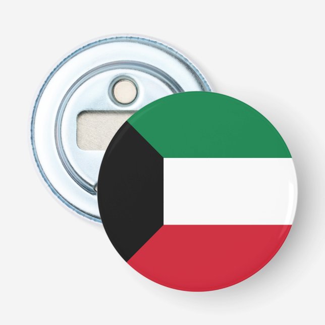 Kuwait Flag Bottle Opener (Front)