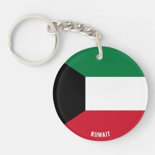 Kuwait Flag Charming Patriotic Keychain