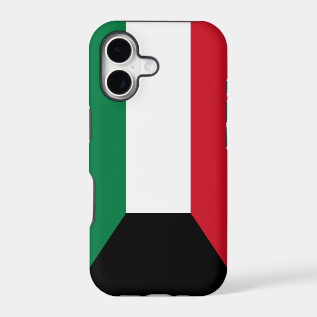 Kuwait Flag Iphone Case (Back)