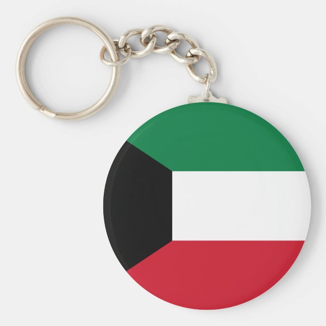 Kuwait Flag Keychain (Front)