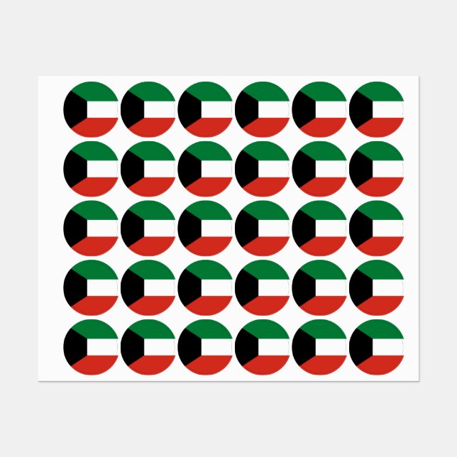 Kuwait flag labels (Sheet)