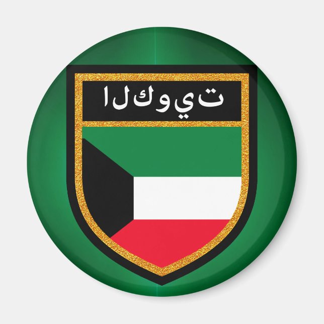 Kuwait Flag Magnet (Front)