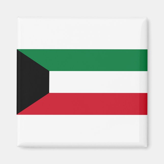 Kuwait Flag Magnet (Front)