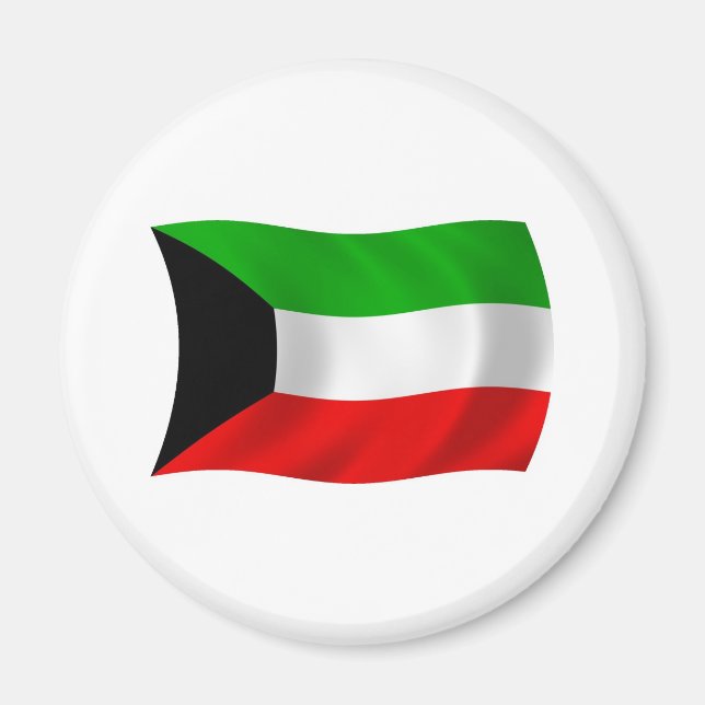 Kuwait Flag Magnet (Front)