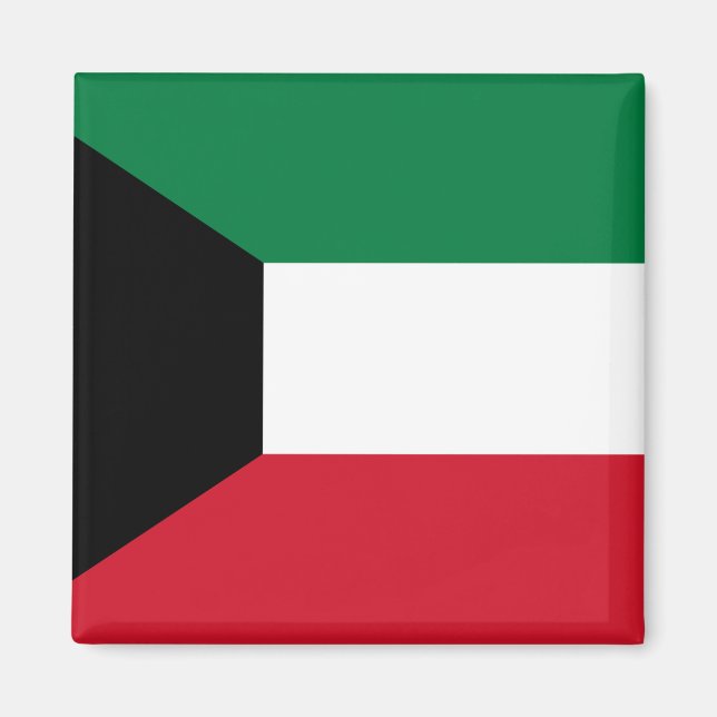 Kuwait Flag Magnet (Front)