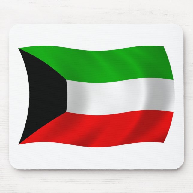 Kuwait Flag Mousepad (Front)