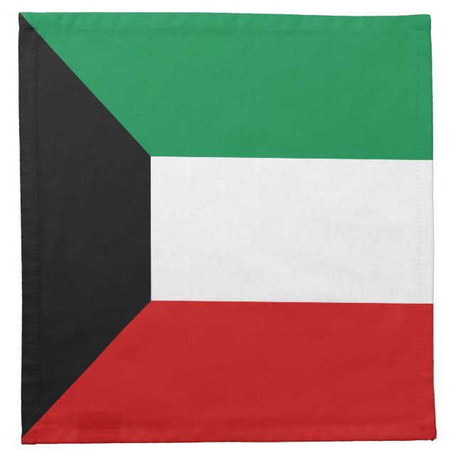 Kuwait Flag Napkin (Front)